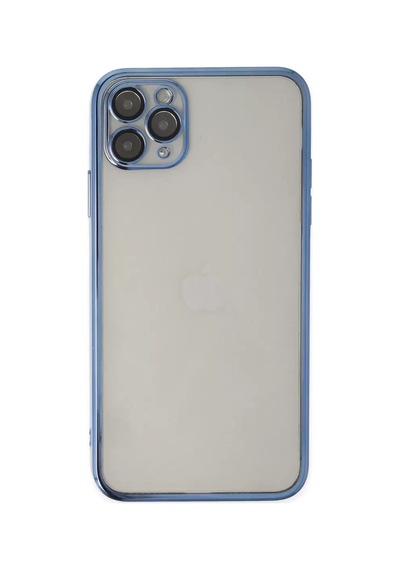 Newface Apple İphone 11 Pro Kılıf Razer Lensli Silikon - Açık Mavi