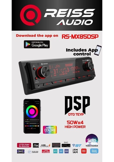 Foxus Reissaudio Rs-mx85dsp Dsp Işlemcili 3amfı 4v Rca Çıkışlı Profesyonel Bluetooth-usb Uygulama Kontrollü