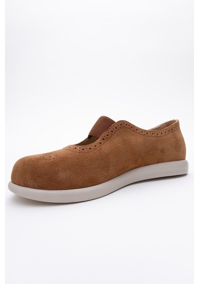 Luvishoes Luvi Shoes Chelle Taba Süet Lastikli Hakiki Deri Kadın Günlük Ayakkabı Taba Süet Taba Luvishoes Luvi Shoes Chelle Taba Süet Lastikli Hakiki Deri Kadın Günlük Ayakkabı Taba Süet Taba