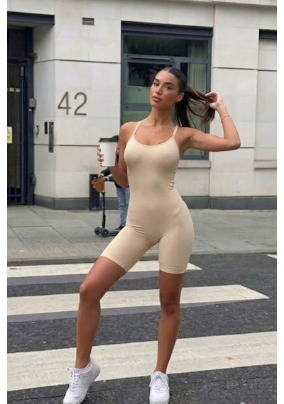 Fit Women Kadın Ten Casual Esnek Body