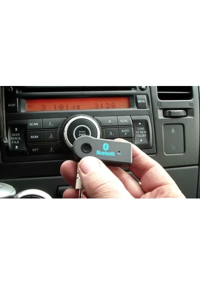 Aux Girişli Bluetoothlu Araç Kiti - Bluetooth Aux Dönüştürücü