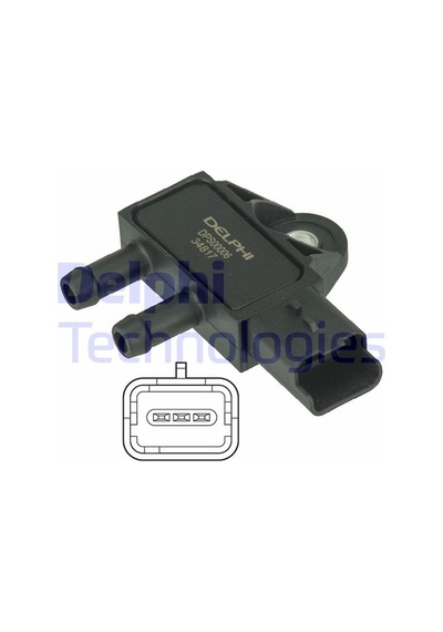 Delphı Fap Kaptörü Egsoz Basınç Sensörü Vıvaro C-zafıra-p207-p208-p301-p307-p308-p508-p2008-mını R55 R56 P3008-p5008-boxer-jumper-partner-berlıngo-c-elysee-c2-c3-c4-c5-jumpy-ds4-ds5 1.4-1.6-2.0-2.2 Hdı Dth Dps00006 1618.z9 3639257 13627805472 1618.lp