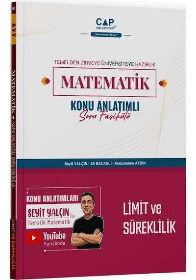 Çap Yayınları Matematik Limit Ve Süreklilik Konu Anlatımlı Soru Fasikülü