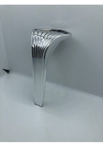 Plastik,17 Cm Krom Kaplama Koltuk.berjer,mobilya Ayağı 4 Adet