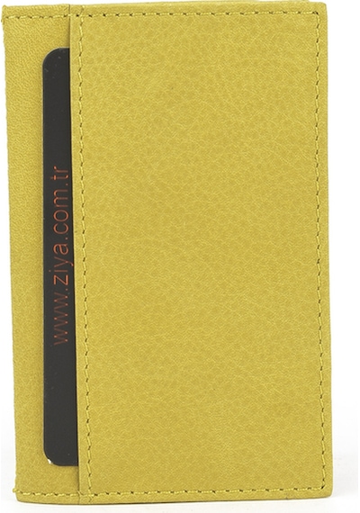 Ziya, Unisex Hakiki Deri Kartlık 1539852z03 Sarı 1539852z03 530 Sarı