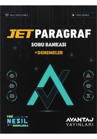 TYT Jet Paragraf Soru Bankası + Denemeler -  Avantaj Yayınları