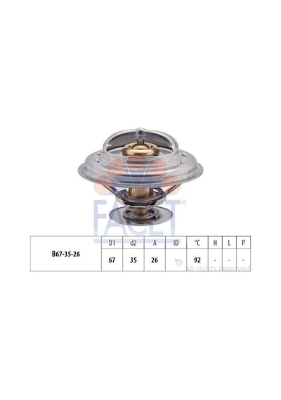 Facet 7.8302s Termostat 92 Bmw M40 E36 E39