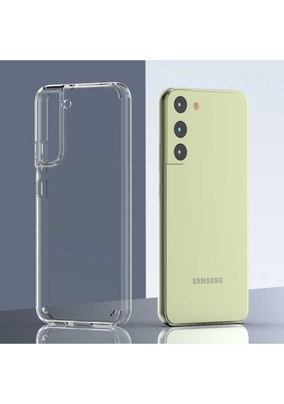 Zore Galaxy Uyumlu S22 Kılıf Coss Kapak - Renksiz Renksiz