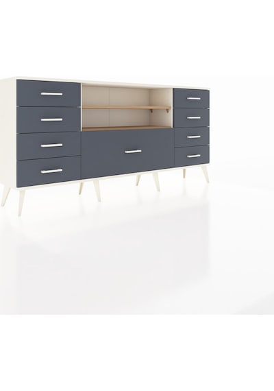 Arges Konsol 2 Raflı 9 Çekmeceli 176x30x83 Aytaşı-çam/antrasit Çam/antrasit Arges Konsol 2 Raflı 9 Çekmeceli 176x30x83 Aytaşı-çam/antrasit Çam/antrasit