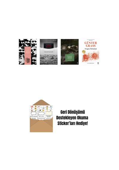 Günter Grass 4 Kitap Set + Okuma Sticker'ları