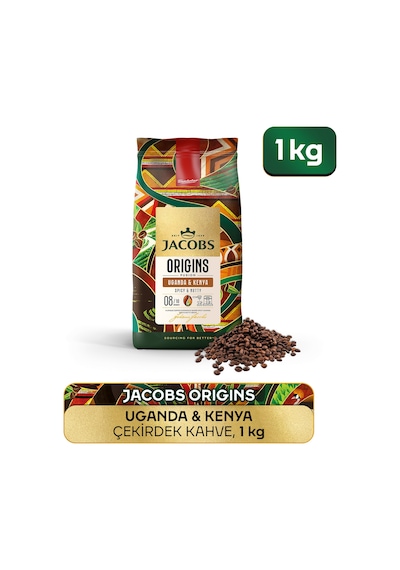 Jacobs Origins Uganda & Kenya Çekirdek Kahve 1 Kg Çekirdek Kahve