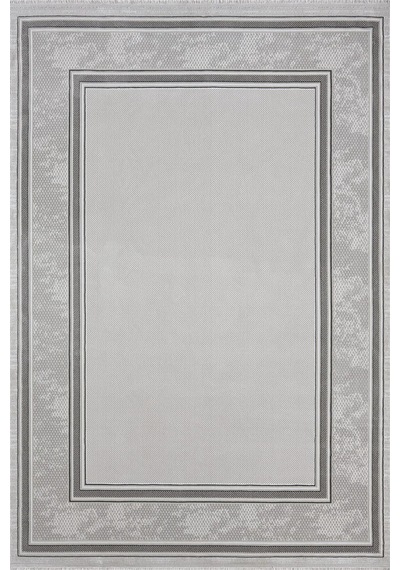 Seyran Halı Gusto 905 Gri Mikro Polyester Makine Halısı