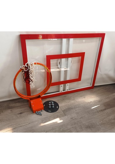 Mia Basketbol Panya Seti 90 120 8 Mm Solid Polikarbon 45 Cm Yaylı Çember