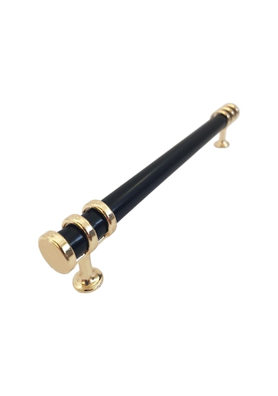 15 Adet Sarmaşık Kulp Siyah Altın Gold 160 Mm Kulp Mobilya Mutfak Dolabı Çekmece Dolap Kapak Kulpu Kulbu Metal Kulpları