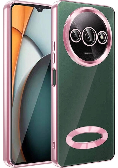 Xiaomi Redmi A3 4g 2024 Kılıf Kamera Korumalı Logo Gösteren Redclick Omega Kapak