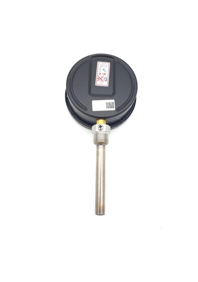 Pakkens 100 Termometre 10 Cm Dalma Boylu Alttan Bağlantılı 0-120 Derece-Standart