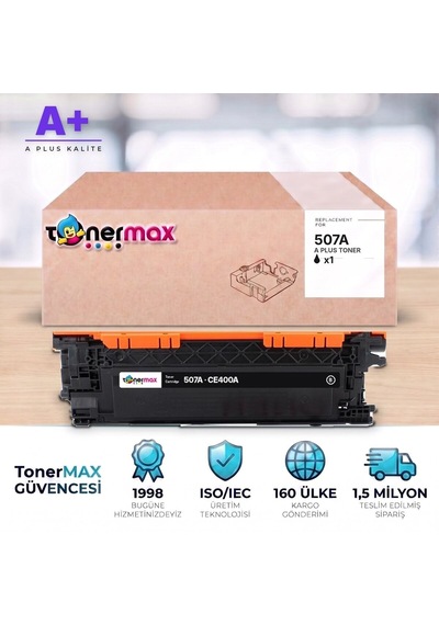 Hp 507a Ce400a Siyah Uyumlu Toner A Plus / Laserjet Enterprise 500 M551 / M575 / Pro 500 M570