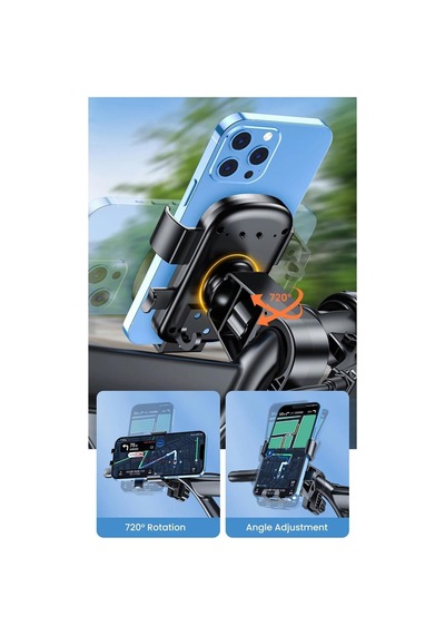 Nr76 Motor Ve Bisiklet Telefon Tutucu Tek El Kullanım Pazar Poşeti Askılıklı Diğer