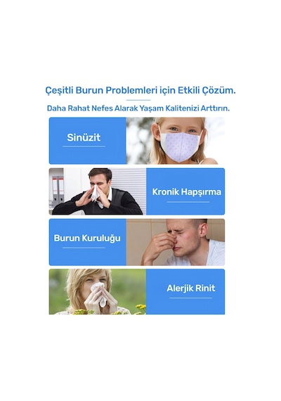 Npo Nicefeel Nj159 Profesyonel Temizleme Şarjlı Taşınabilir Nazal Bakım Burun Duşu