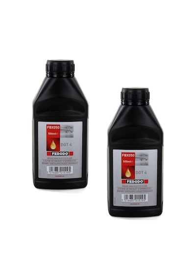 Ferodo Fren Hidrolik Yağı Dot 4 1 Litre 500 Ml x 2