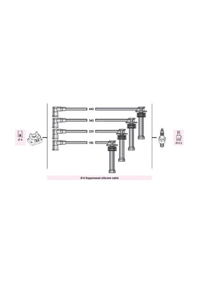 Buji- Kablosu Focus I 1400-1600 2000-04 Fiesta 1200-1400 Netex Ntx Sp05 527