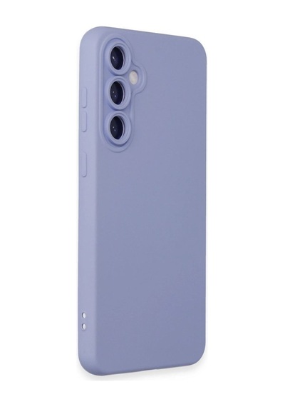 Samsung Samsung Uyumlu Galaxy S23 Fe Kılıf Nano İçi Kadife Silikon - Lila