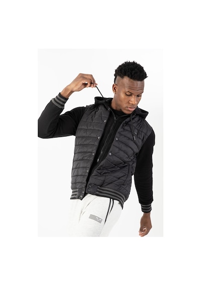 Maraton Sportswear Regular Erkek Hakim Yaka Uzun Kol Outdoor Siyah Mont 22352-siyah Siyah