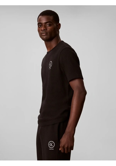 Calvin Klein Waffle Jogger, Ub1 Siyah Erkek Eşofman Altı