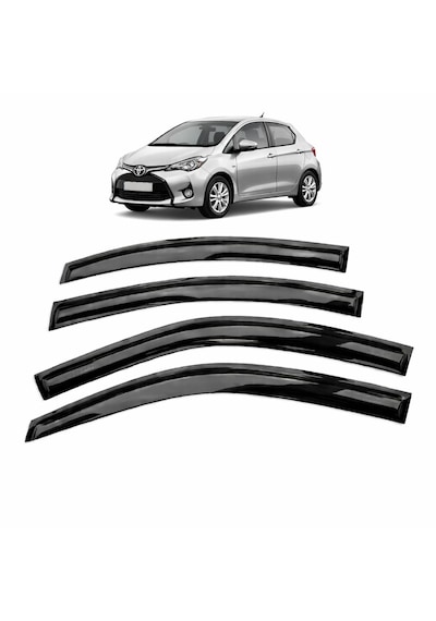 Toyota Yaris 2013 2020 Slim Cam Rüzgarlığı 4 Parça