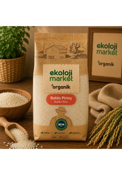 Organik Glutensiz Baldo Pirinç 750 Gr.