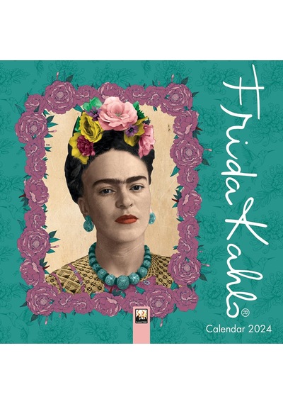 Frida Kahlo Mini Wall Calendar 2024 Art Calendar Çok Renkli