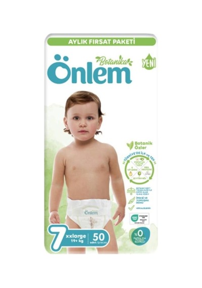 Önlem Botanika 7 Numara Xx Large 50'li Bebek Bezi 2XL
