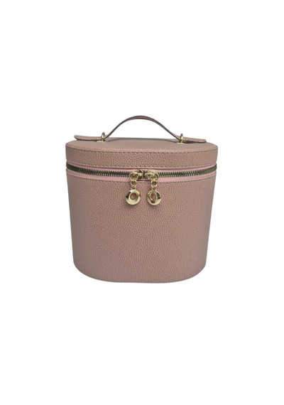 Makyaj Düzenleyici Aynalı Makyaj Çantası Pudra Bölmeli Taşınabilir Kozmetik Organizer 19x15x16 Cm