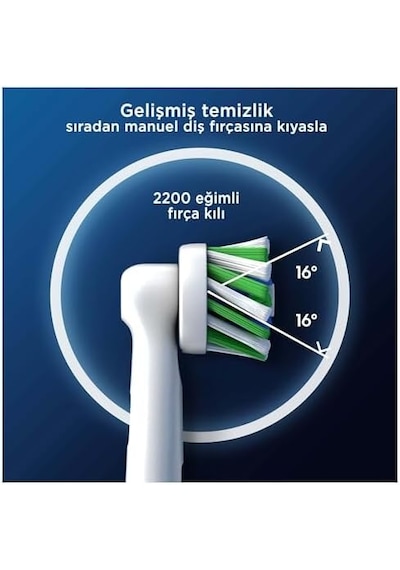 Cross Action X-filament Şarjlı Diş Fırçası Yedek Başlığı 4 Adet