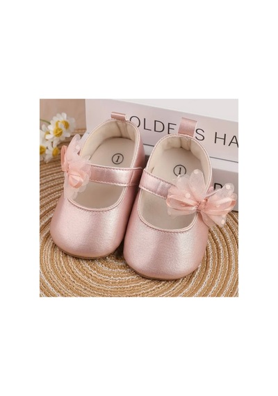 Lilly Petit Amour - Soft Sole Baby Shoes / Özel Gün Bebek Patiği Pembe Pembe