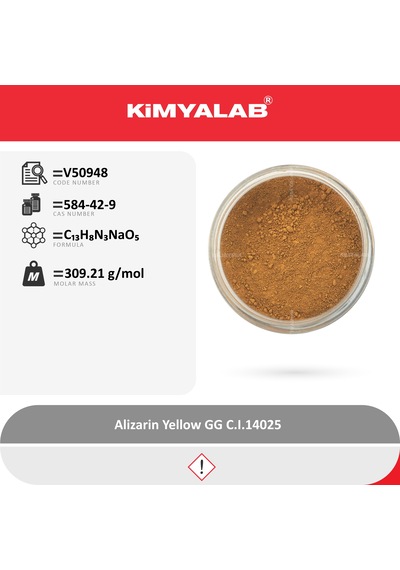 Kimyalab Alizarin Sarısı Alizarin Yellow For Microscopy 10 G