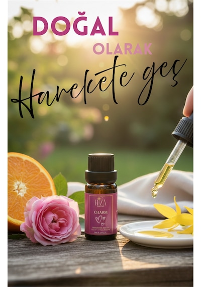 Hiza Herbal Care Doğal Charm Aromaterapi Uçucu Yağ Karışımı 10 ML