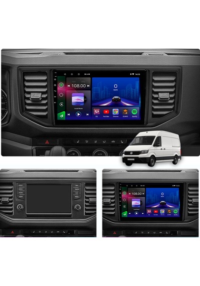 Volkswagen Crafter Android Multimedya 2/32gb Carplay 10inc Hd Ips