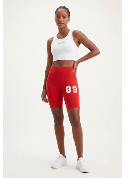 Levi's Gold Tab Anywear Tayt Şort Kırmızı
