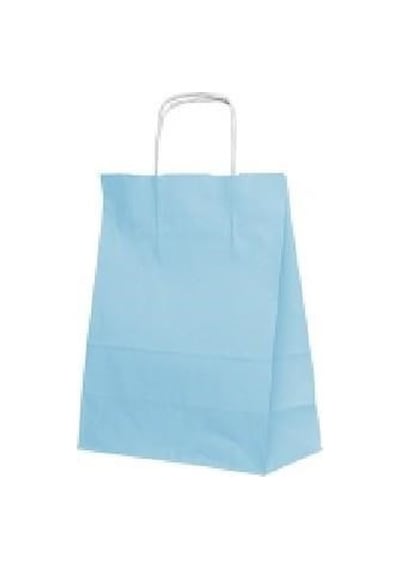 Kraft Çanta Mavi 31X12X41 Büyük 25 Li