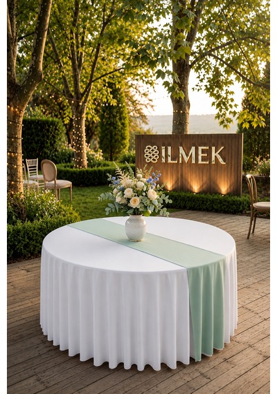 Dertsiz Runner Ütü İstemez, Leke Tutmaz Düğün, Davet, Organizasyon, Otel, Restoranlar Ve Ev İçin Mint Mint Dertsiz Runner Ütü İstemez, Leke Tutmaz Düğün, Davet, Organizasyon, Otel, Restoranlar Ve Ev İçin Mint Mint
