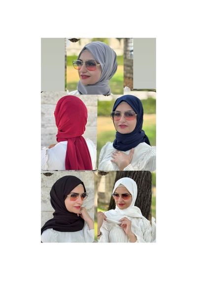 Aldaıyr 5 Krep Şal 180x70 Çok Renkli0506
