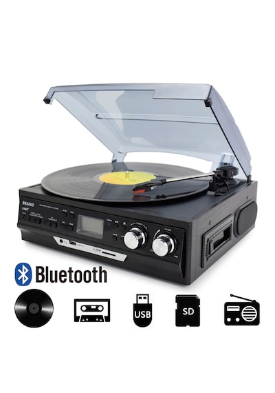 Knstar KN-27 Bluetoothlu Kumandalı Hoparlörlü Pikap