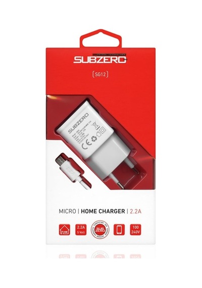 Subzero Sg12 5V 2.2A Micro Usb Şarj Cihazı Subzero Sg12 5V 2.2A Micro Usb Şarj Cihazı