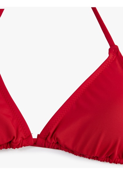 Koton İpli Üçgen Bikini Üstü Kırmızı 6sak10013mm