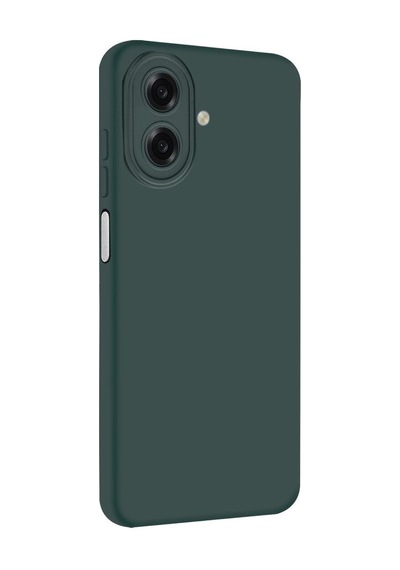 Samsung Samsung Uyumlu Galaxy A07 4g Nano İçi Kadife Silikon - K.yeşil