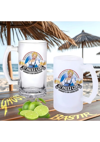St. Pauli Girl Buzlu Ya Da Buzsuz Bira Bardağı