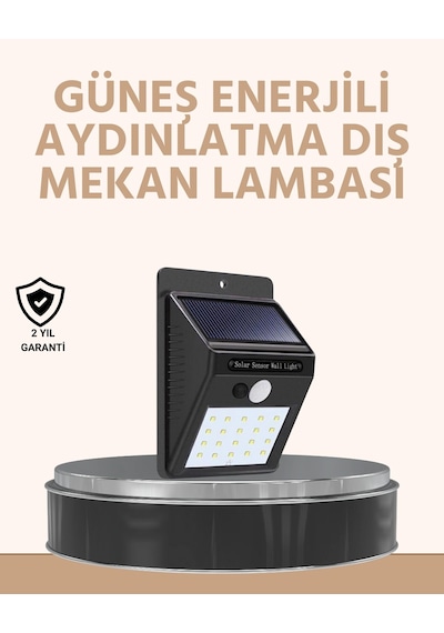 Enerji Tasarruflu Ve Otomatik Sensörlü Led Güneş Işığı - Dış Mekan Uyumlu