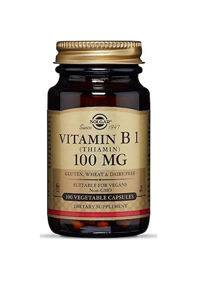 Solgar Vitamin B1 Thiamin 100 MG 100 Kapsül