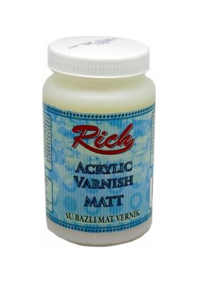 Rich Su Bazlı Vernik Mat Matt Acrylic Varnish 250 Cc. Rich Su Bazlı Vernik Mat Matt Acrylic Varnish 250 Cc.